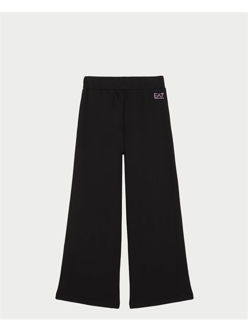 Pantalon noir EA7 pour fille avec élastique EMPORIO ARMANI EA7 | 6DFP05-FJZQZ1200